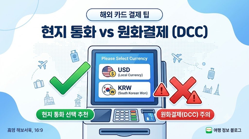 해외여행 결제 팁